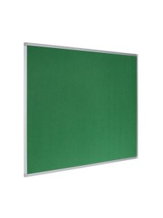   Bi-Office Üzenőtábla Bi-Office aluminium keretes 90x60 cm tűzhető textil zöld felülettel, újrahasznosított