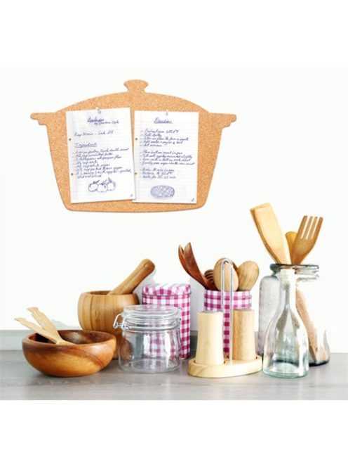 Securit Parafatábla Securit Sziluett Fazék + Táblatűkkel és kétoldalas ragasztószalaggal 30x45cm