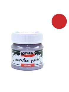   Pentart Kreatív akrilfesték Pentart fényes 50 ml kármin piros