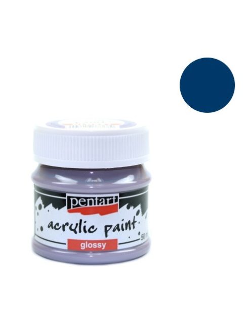 Pentart Kreatív akrilfesték Pentart fényes 50 ml kék