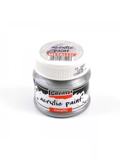 Pentart Kreatív akrilfesték Pentart metál 50 ml ezüst