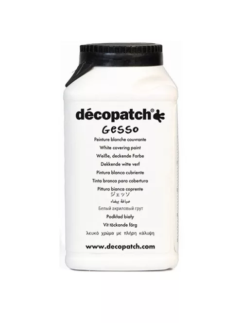 Décopatch Kreatív akrilfesték Clairefontaine Décopatch Gesso fehér 300g