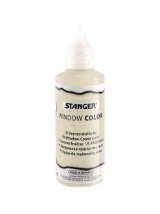   Stanger Kreatív üvegmatrica festék Stanger 80 ml csillám arany