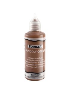   Stanger Kreatív üvegmatrica festék Stanger 80 ml csokoládébarna