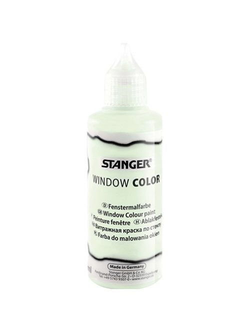 Stanger Kreatív üvegmatrica festék Stanger 80 ml fluoreszkáló vízkék