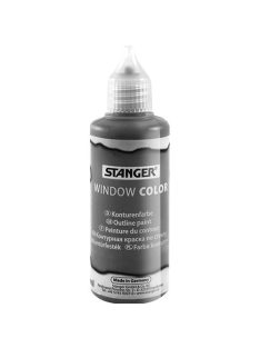   Stanger Kreatív üvegmatrica festék Stanger 80 ml kontúr ólom