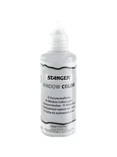   Stanger Kreatív üvegmatrica festék Stanger 80 ml metálezüst