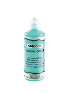   Stanger Kreatív üvegmatrica festék Stanger 80 ml világos türkizkék