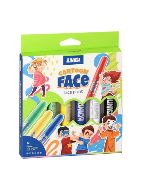Junior Kreatív arcfesték Junior 6 db-os klt.