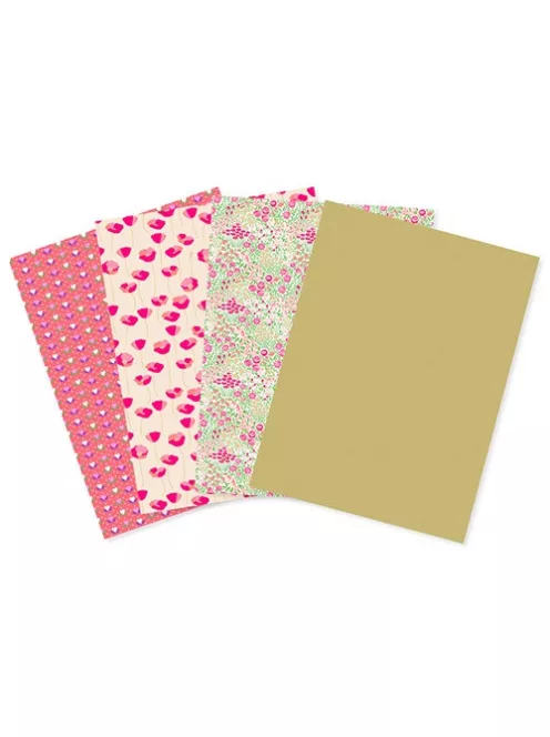 Décopatch Kreatív decoupage papír Clairefontaine Décopatch 4 mintával ref. DP032C