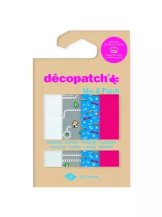   Décopatch Kreatív decoupage papír Clairefontaine Décopatch 4 mintával ref. DP038C