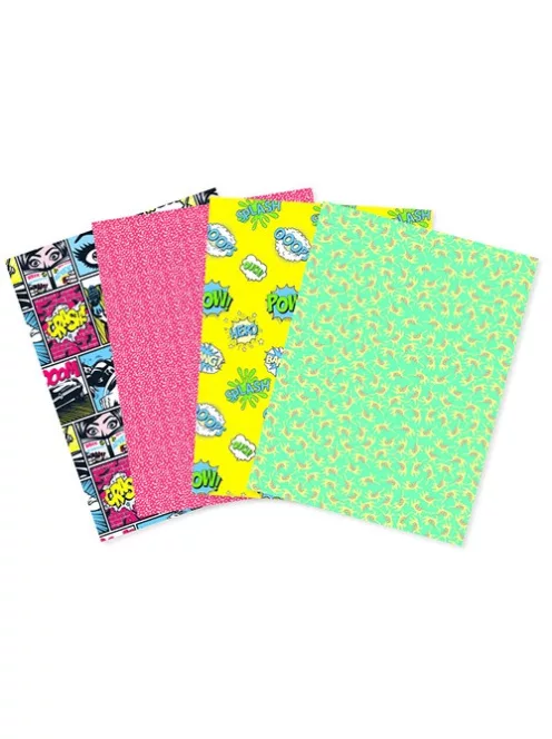 Décopatch Kreatív decoupage papír Clairefontaine Décopatch 4 mintával ref. DP039C