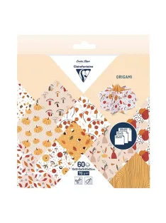 Clairefontaine Origami Clairefontaine 60 lap, 3 méret, Ősz