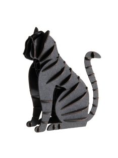 Fridolin 3D papírmodell Fridolin Fekete macska