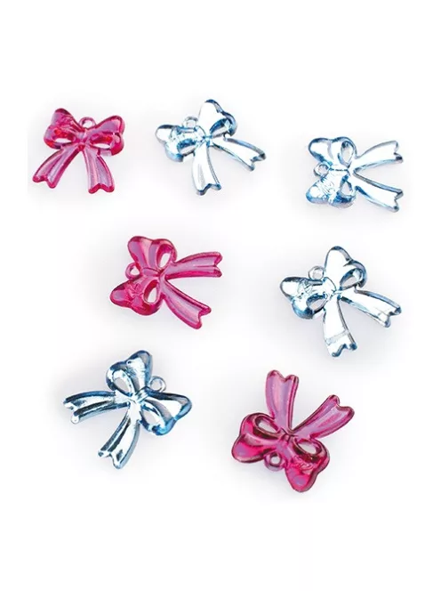 Craft with Fun Kreatív CF dekor kristály masni 30 db/csomag