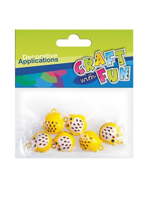 Craft with Fun Kreatív CF csengő bagoly alakú 8 db-os