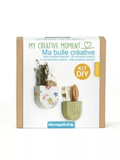   Décopatch Kreatív decoupage készlet Clairefontaine Décopatch My creative moment - Fali dísztároló