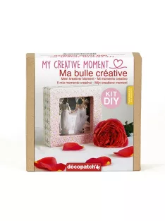   Décopatch Kreatív decoupage készlet Clairefontaine Décopatch My creative moment - Képkeret