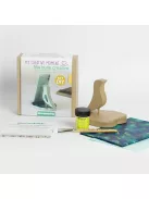 Décopatch Kreatív decoupage készlet Clairefontaine Décopatch My creative moment - Telefontartó