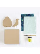 Décopatch Kreatív decoupage készlet Clairefontaine Décopatch My creative moment - Telefontartó