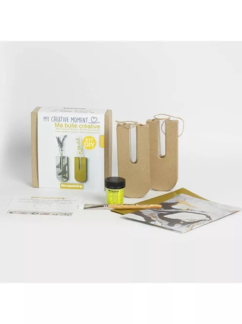 Décopatch Kreatív decoupage készlet Clairefontaine Décopatch My creative moment - Virág