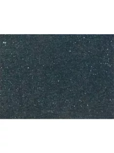   Noname Kreatív dekorgumilap öntapadós 20x30 cm 2 mm glitteres fekete