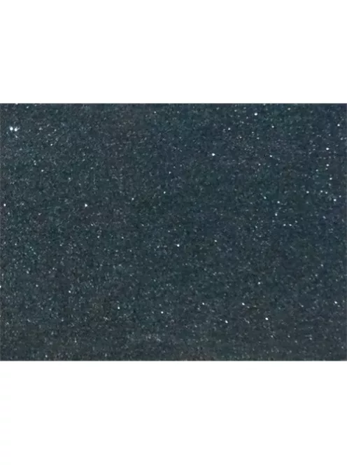 Noname Kreatív dekorgumilap öntapadós 20x30 cm 2 mm glitteres fekete