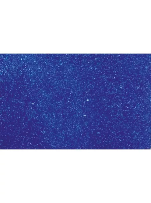 Noname Kreatív dekorgumilap öntapadós 20x30 cm 2 mm glitteres kék