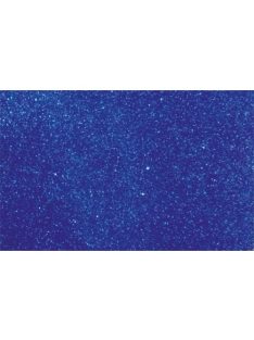   Noname Kreatív dekorgumilap öntapadós 20x30 cm 2 mm glitteres kék