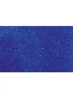   Noname Kreatív dekorgumilap öntapadós 20x30 cm 2 mm glitteres kék