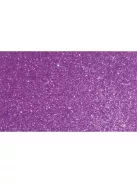 Noname Kreatív dekorgumilap öntapadós 20x30 cm 2 mm glitteres lila