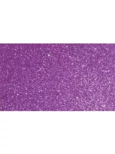   Noname Kreatív dekorgumilap öntapadós 20x30 cm 2 mm glitteres lila
