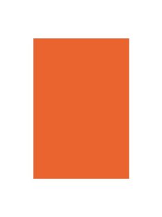 Noname Kreatív dekorgumilap A/4 2 mm sötét narancssárga