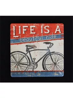 QX Hűtőmágnes 7,5 cm Bicikli