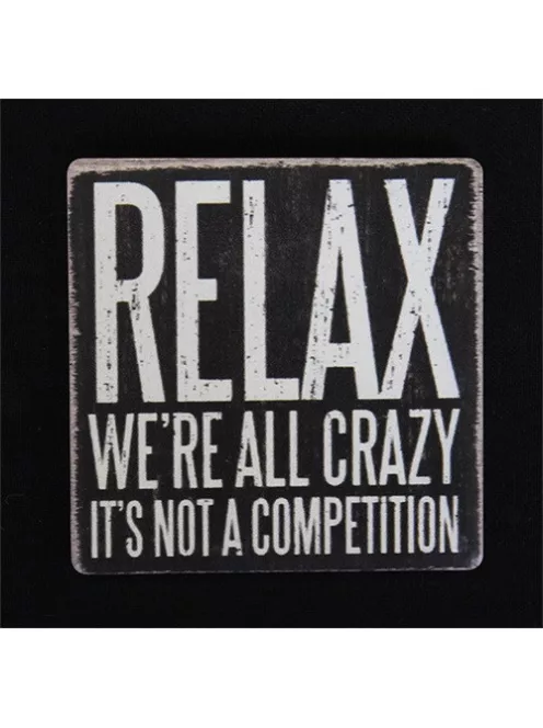 QX Hűtőmágnes 7,5 cm Relax