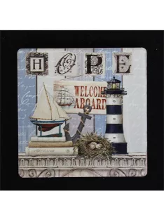 QX Hűtőmágnes 7,5 cm Világítótorony