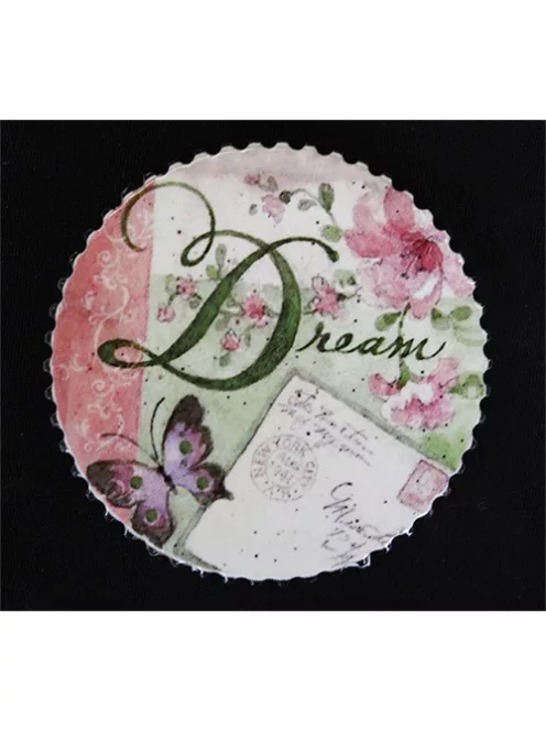 QX Hűtőmágnes kör 7,2 cm Dreams