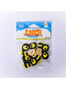 Junior Kreatív dekoráció Junior fa méhecske 6 db/csomag