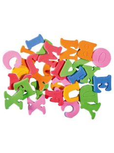   Junior Kreatív Junior öntapadós habszivacs betűk 20 db/csomag vegyes színek formák