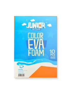   Junior Kreatív Junior dekor gumilap A/4, naracssárga, 10 db/csomag