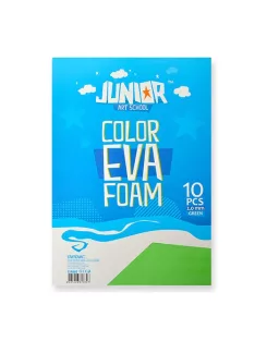   Junior Kreatív Junior dekor gumilap A/4, zöld, 10 db/csomag