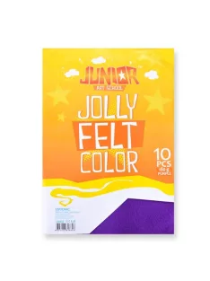Junior Kreatív Junior filc lapok A/4, lila, 10 db/csomag