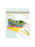 Avenue Mandarine Kreatív színező Avenue Mandarine Graffy Pop 3D, spirálos, A szavanna állatai