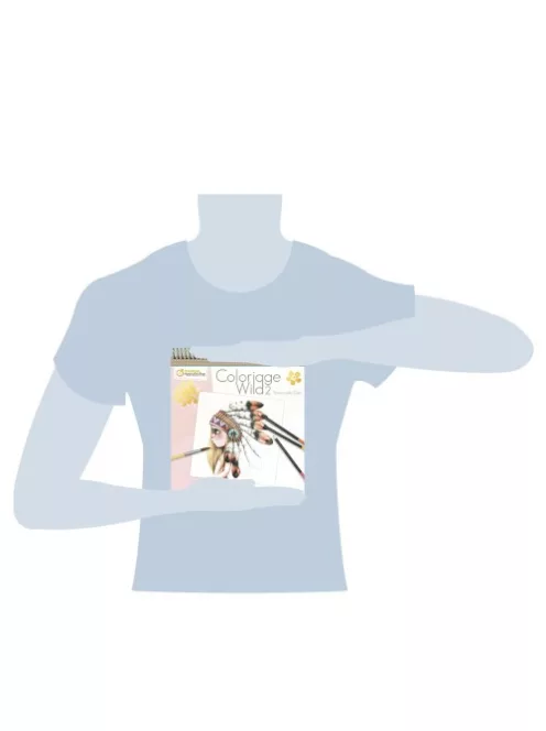 Avenue Mandarine Kreatív színezőfüzet Avenue Mandarine Wild 2 spirálos