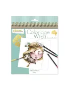 Avenue Mandarine Kreatív színezőfüzet Avenue Mandarine Wild 3 spirálos