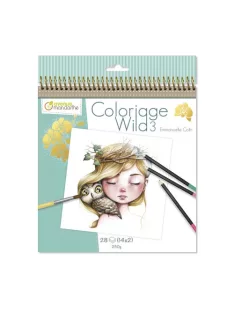   Avenue Mandarine Kreatív színezőfüzet Avenue Mandarine Wild 3 spirálos