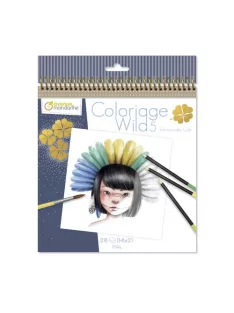   Avenue Mandarine Kreatív színezőfüzet Avenue Mandarine Wild 5 spirálos