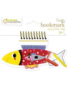   Avenue Mandarine Kreatív színező Avenue Mandarine Graffy könyvjelző Hal