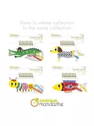 Avenue Mandarine Kreatív színező Avenue Mandarine Graffy könyvjelző Hal