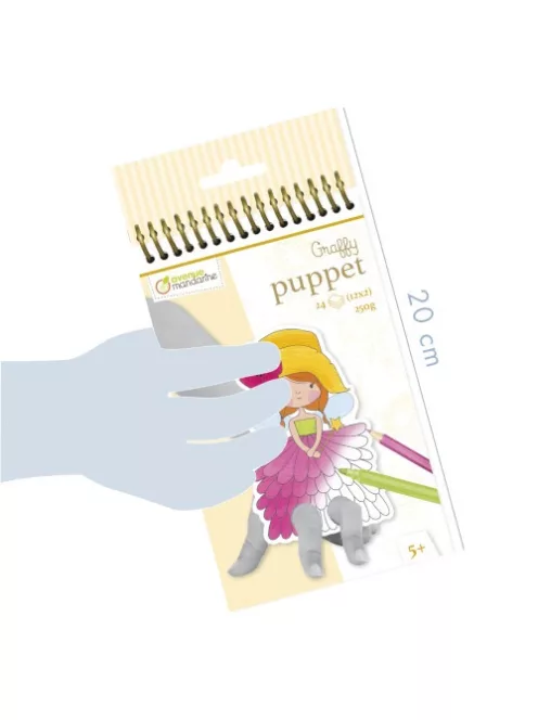 Avenue Mandarine Kreatív színező Avenue Mandarine Graffy ujjbáb Tündérek